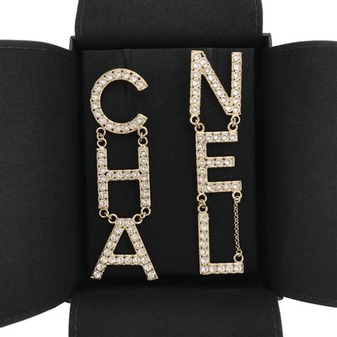 chanel statement earrings